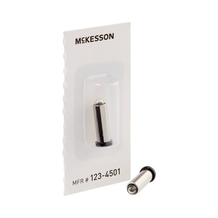 

McKesson Diagnostic Lamp Bulb Ophthalmoscope Illumiator Halogen Bulb 3.5V 1 Count 6 Packs 6 Total