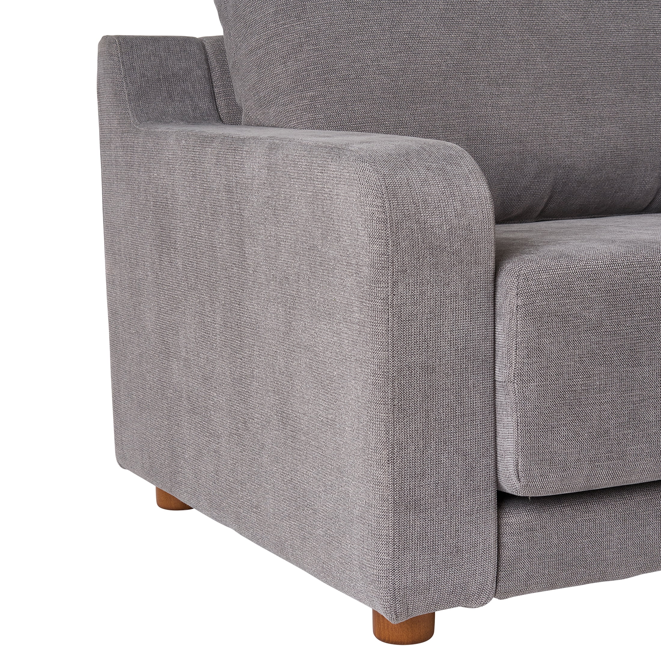 Better Homes & Gardens Owen 38.19" Slope Arm Sofa, Helio Pewter