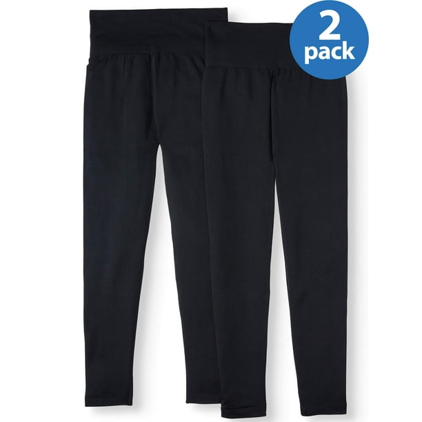 Feathers Feathers Women's Plus Size HighWaisted Cozy Fleece Lined