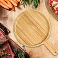 thumbnail image 1 of Tabla de pizza Bandeja para servir alimentos Plato de frutas clásico, Bandeja para hornear de madera, Tabla para cortar pizza con cáscara de pizza Macarena Tablero para pizza, 1 of 8