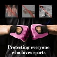 thumbnail image 4 of Breathable Mesh Half Finger Workout Gloves for Men & Women | Gym Training, Yoga, Cycling & Weight Lifting | Non-Slip Grip, Shock Absorption & Callus Prevention, 4 of 7