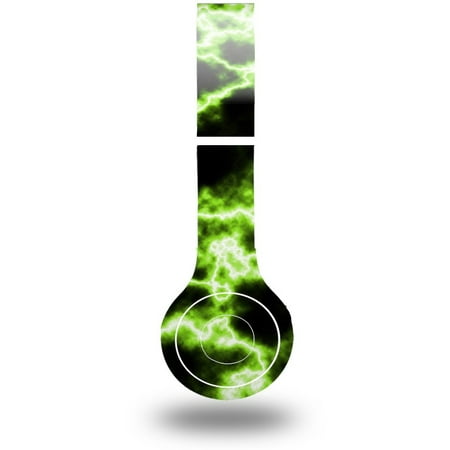 Skin Decal Wrap compatible with Original Beats Solo HD Electrify Green (HEADPHONES NOT