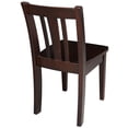 thumbnail image 6 of International Concepts Indoor Wood Kids 22.2"H Table with 4 Chairs in Rich Mocha - 5 Piece Set, 6 of 6
