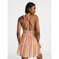 thumbnail image 3 of No Boundaries Smocked Cotton Halter Mini Dress, Women's XXS-XXL, 3 of 5
