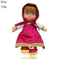 thumbnail image 1 of Plush Masha And The Bear Stuffed Doll Soft Throw Pillow Decorations Children Kids Birthday Present Gifts, 1 of 3