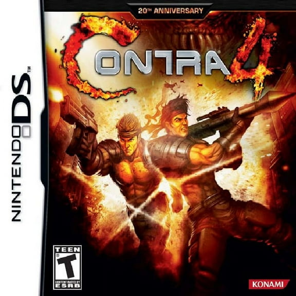 Restored Contra 4 (Nintendo DS, 2007) Shooter Game (Refurbished)