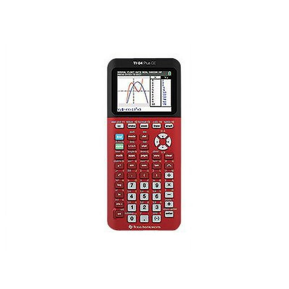 Texas Instruments TI-84 Plus CE - Calculatrice Graphique - USB - 10 Chiffres + 2 exponents - Pile - Rouge radical