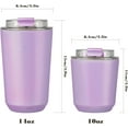 thumbnail image 2 of PrimeCook Shop Insulated Tumblers with Lid, 14 oz Travel Coffee Mug Stainless Steel Vacuum Cup, Leak Proof Reusable Double Walled Coffee Tumbler for Iced and Hot Drinks, Lilac, 2 of 13