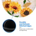 thumbnail image 5 of Disketp Sunflower Small Mouse Pad 7.9x7.9 Inches,Washable Round Mousepad For Office Laptop Computer,Non-Slip Rubber Base Mouse Pads For Wireless Mouse, 5 of 9