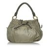 Pre-Owned Prada Tessuto Handbag Nylon Fabric Brown