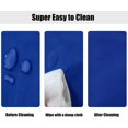 thumbnail image 4 of HAHDAXIA Round Waterproof Table Cover Elastic Tablecloth Vinyl Fitted Table Cover Elastic Edged Plastic Table Cover Fits Tables up to 36"-44" R Blue, 4 of 7