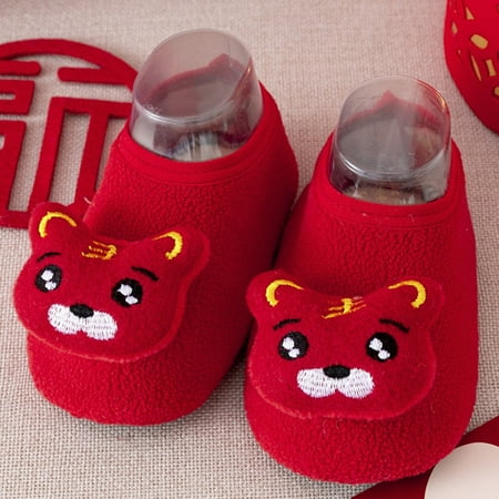 

TOWED22 Sock Shoes Toddler Autumn And Winter Boys And Girls Children Socks Shoes Non Slip Indoor Floor Baby Sports Shoes Warm A