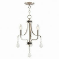 Traditional Three Light Chandelier-Brushed Nickel Finish Bailey Street Home 218-Bel-2120566