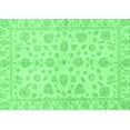 thumbnail image 1 of Ahgly Company Indoor Rectangle Oriental Emerald Green Traditional Area Rugs, 3' x 5', 1 of 4