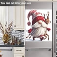thumbnail image 6 of Ryvnso Gnome Reindeer Running Dishwasher Magnetic Refrigerator Magnet Cover Kitchen Home Decorative 23"x26", 6 of 6