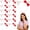 Red, variant on Konexial 12 Pcs Kitty Cat Ears Headbands Gift for Kitty Friends Birthday Party Favor Kitten Decoration(Pink,Classic)