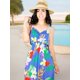 thumbnail image 2 of VESTIDO LARGO DE MUJER STRETCH DE ESTAMPADOS PRIMAVERALES, 2 of 5