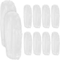 thumbnail image 4 of KAKOWELY Waterproof Arm Sleeves 10pcs Transparent Disposable Oversleeve Waterproof Arm Sleeves Dust-proof Cleaning Arm Covers Household Cuff Guard Kitchen Arm Protector for Barbecue Picnic, 4 of 4