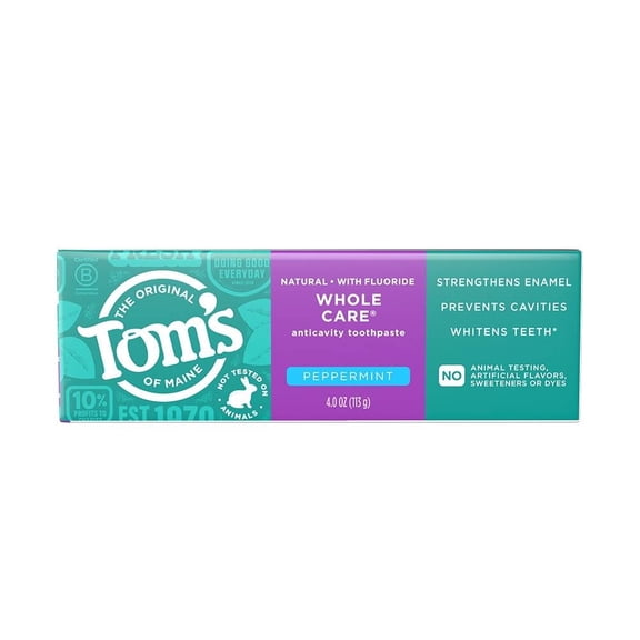 Pasta Dental Tom´s Of Maine Cuidado Integral Hierbabuena 6 beneficios en 1,  113 g