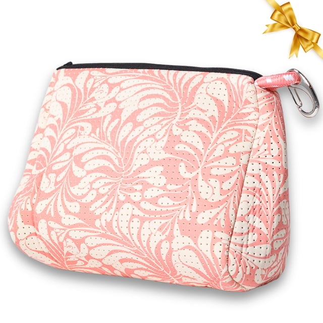 Bolsa de maquillaje POPUPS grande de neopreno impermeable con cremallera
