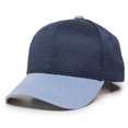 thumbnail image 4 of Outdoor Cap JM-123 Jersey Mesh-Navy/Columbia Blue-Adult, 4 of 8