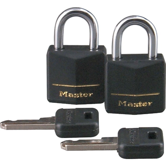 Master Lock Steel 3-Pin Tumbler Padlock Keyed Alike