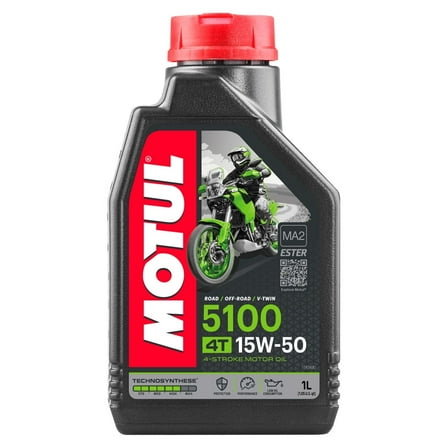Motul 5100 Ester/Synthetic Engine Oil 15W50 1 Lt 104080