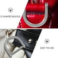 thumbnail image 5 of 2 Pcs Horseshoe Buckle D-shaped Ring Replacement Suitcase Buckles Belt Tote Bag Rings for Connecting Stainless Steel, 5 of 6