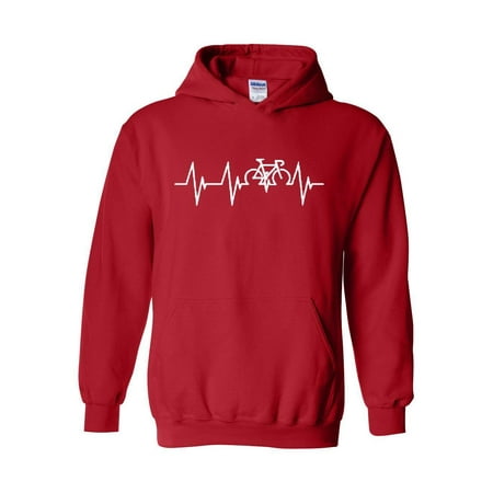 Bicycle Heartbeat Unisex Hoodies Sweater