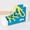 Blue, variant on Wood Lacing Sneaker Toy - Learn to Tie A Shoe Educational Teaching Aids Toy - Wooden Shoe Tying Practice Creative Shoe-Lettering Wooden Figurines, Life Skills Enhancement with Realistic Shoe Models