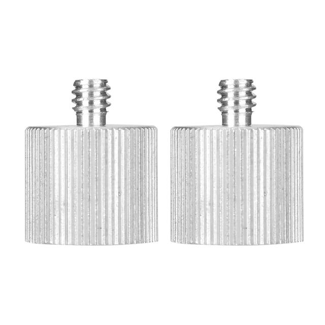 2Pcs Universal Aluminium Alloy 1/4 to 5/8 Level Bracket Screw Adapter Accessories