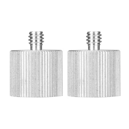 

2024 2Pcs Universal Aluminium Alloy 1/4 to 5/8 Level Bracket Screw Adapter Accessories