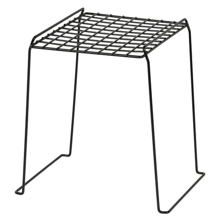 Stackable Lockers (IRIS 12-inch Stackable Wire Locker Shelf, Black, Compatible with most standard locker size By)
