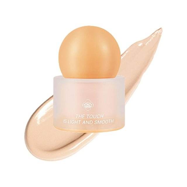 teapwant Small Round Cap Translucent Soft Light And Long Lasting Concealer Liquid Foundation(30ml)