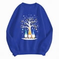thumbnail image 4 of Towmus Christmas Sweatshirts for Women Crewneck Long Sleeve Pullover Tops Xmas Tree Graphic Fall Winter Clothes, 4 of 6