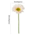 thumbnail image 5 of 2Pcs Fake Daisy Fake Flowers, Faux Gerbera Daisies African Silk Daisy Flowers Artificial for Wedding Bridal Bouquet Party Home Kitchen Decor, 5 of 7