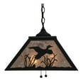thumbnail image 7 of Meyda 152902 16 in. Square Ducks in Flight Pendant, Black & Silver Mica, 7 of 7