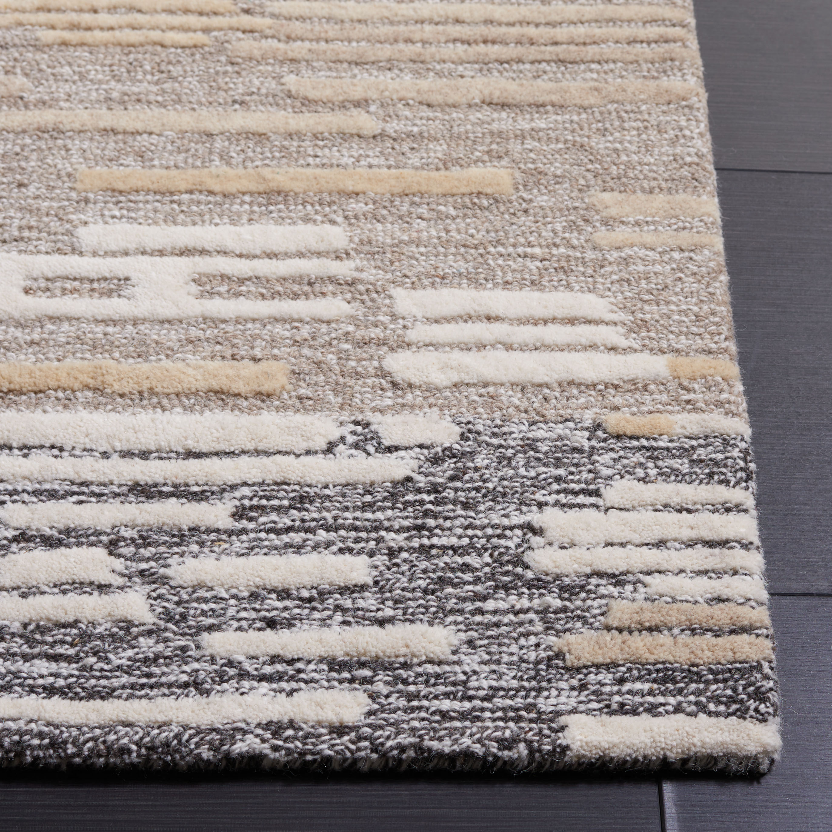 SAFAVIEH Fifth Avenue Dederick Abstract Area Rug, Natural/Beige, 4' x 6'