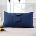 thumbnail image 3 of Funda de almohada de algodón de Color sólido, cubierta de almohada estándar, ropa de cama, dormitorio, varios tamaños opcionales, venta al por mayor, 3 of 5