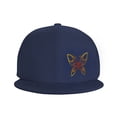 thumbnail image 2 of ZICANCN Golden Butterfly Pattern Baseball Caps, Trucker Hats for Men And Women, Adjustable Breathable Flat Caps, Navy Blue, 2 of 8