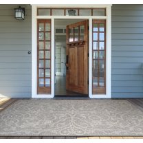 Couristan Monaco Summer Quay Area Rug, 2' x 3'7", Cocoa Natural