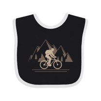 Inktastic Mountain Biking Adventure Boys or Girls Baby Bib