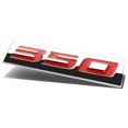 thumbnail image 3 of DNA Motoring EM-AS-350-RD METAL GRILL TRUNK EMBLEM DECAL LOGO SIGN TRIM BADGE POLISHED RED LETTERING 350, 3 of 3