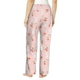 thumbnail image 3 of Daiia Rabbit And Cherry Women's Sleep Pant with Pockets and Drawstring,Pajama Pants-X-Large, 3 of 9