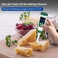 thumbnail image 4 of Yewhick Digital pH Meter Food, Food pH Tester with High Accuracy pH Probe for Sourdough and Bread, Food pH Meter for Canning, Meat, Cheese, Solid Samples and Water, 0.01 Resolution, 4 of 6