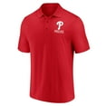 thumbnail image 4 of Men's Fanatics Branded Red/White Philadelphia Phillies Two-Pack Logo Lockup Polo Set, 4 of 5