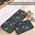 thumbnail image 6 of SKYSONIC Kitchen Mat (Traditional Floral) 2 Pcs Set, Anti Fatigue Kitchen Rugs Cushioned Water Absorbant Non Slip Decorative Floor Mats for Kitchen Bedroom Liveing Room Bathroom, 6 of 7