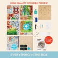 thumbnail image 3 of Arkitec 115-Piece US Landmarks Miniscape 3D Build Wooden Puzzle, 3 of 8