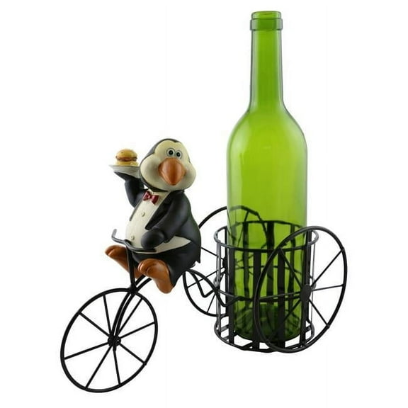 Three Star Import & Export ZK8130 11 x 8 in. Wine Bottle Holder, Penguin