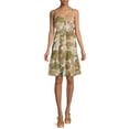 thumbnail image 2 of Beach Lunch Lounge Women’s Braided Strap Button Front Dress, 2 of 5